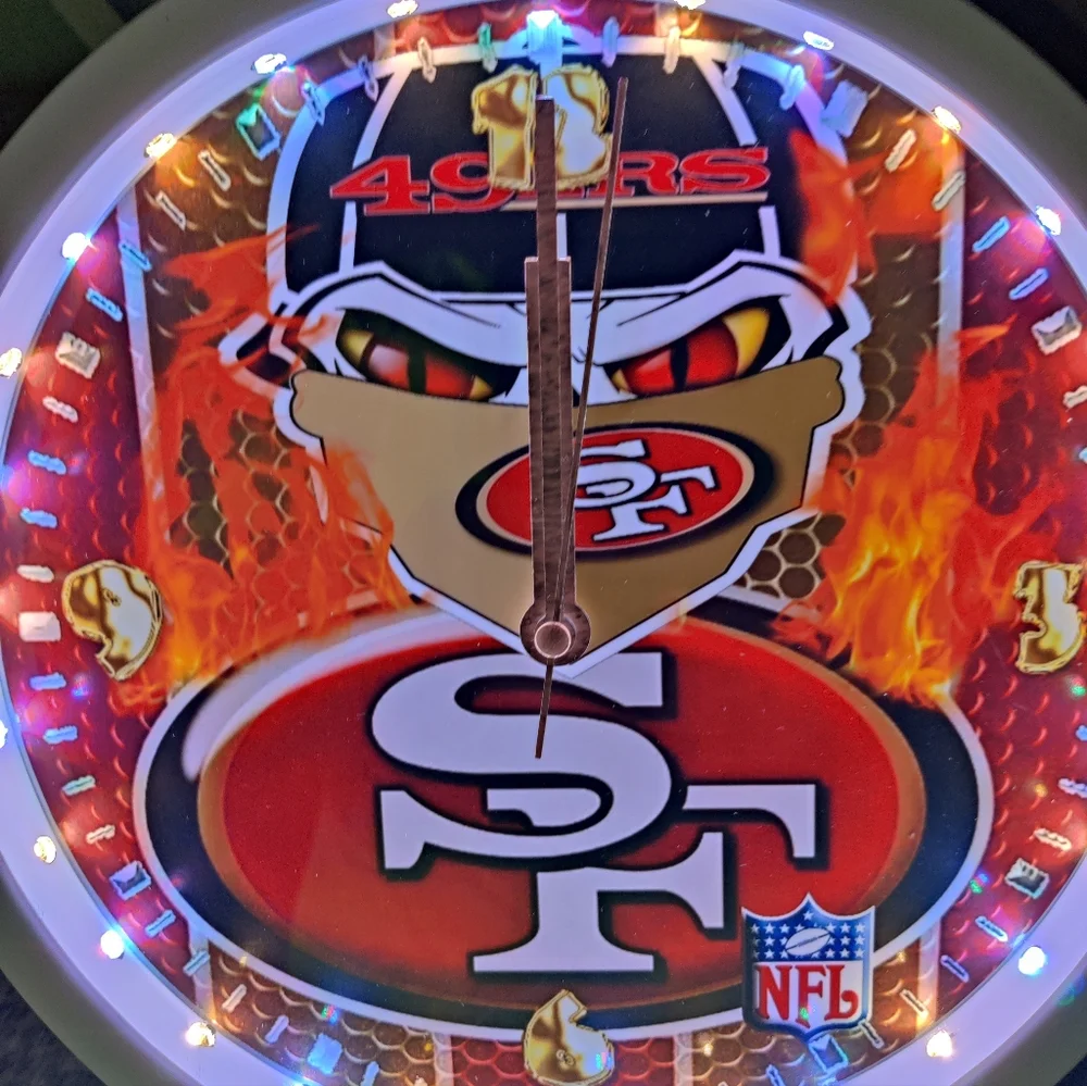 49ers led clock